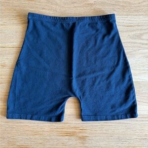 Brandy Melville | Black Cotton Biker Shorts